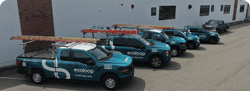 EcoLoop team service vehicles in Massachusetts