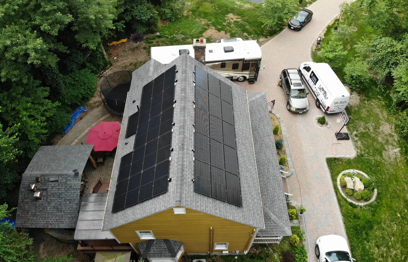 Residential solar installation